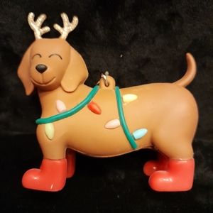 BBW XMAS LIGHT GOLDEN RETRIEVER POCKETPAC HOLDER